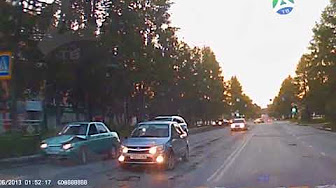 врезался в маш